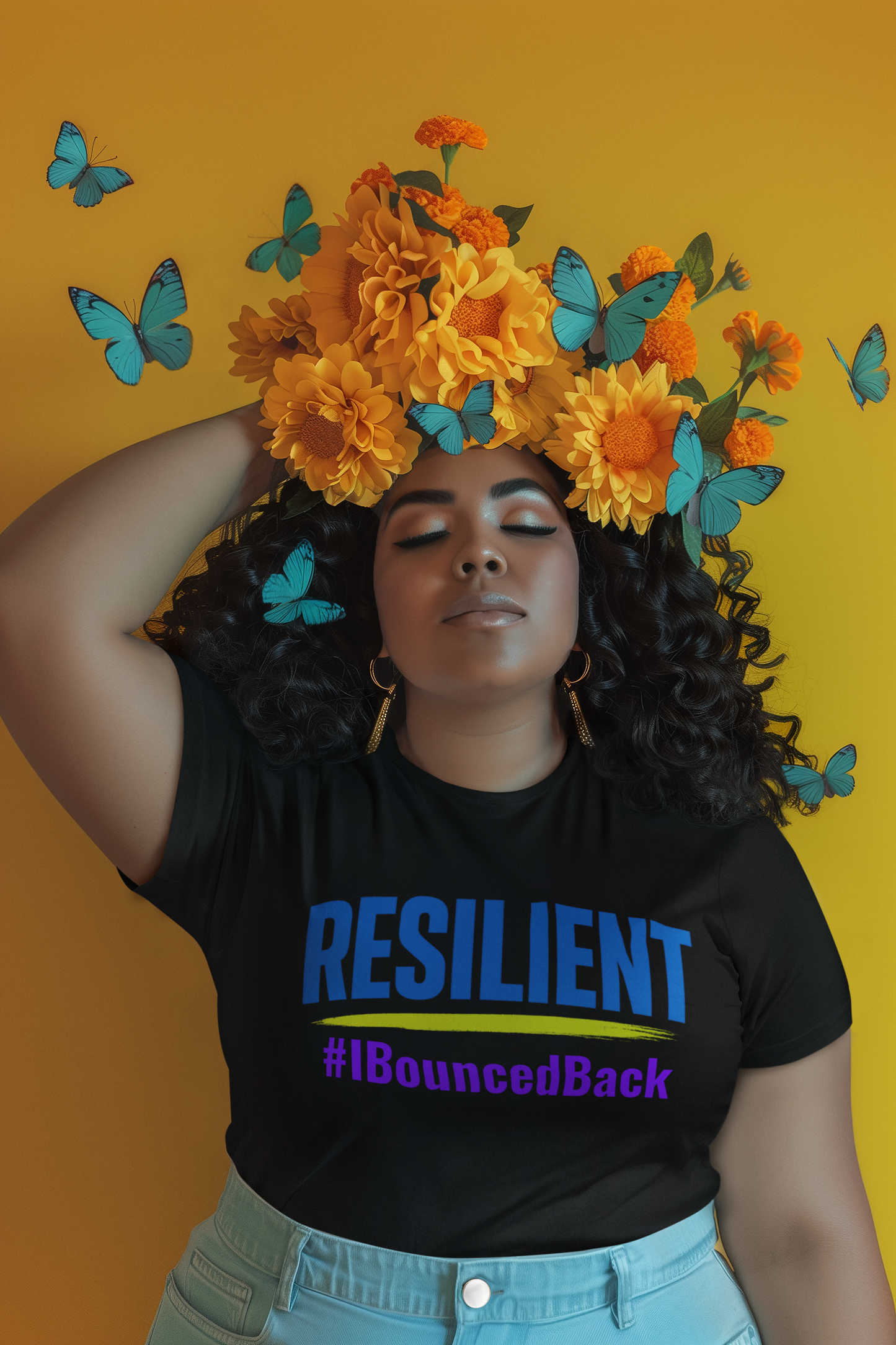 Resilient Unisex Softstyle T-Shirt | #IBouncedBack Inspirational Tee