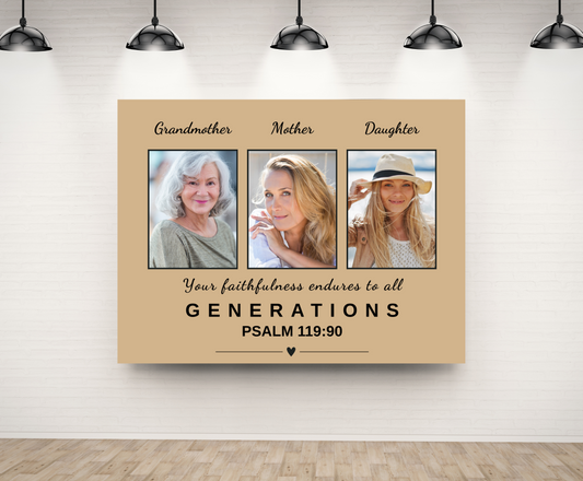 GENERATIONS CANVAS PRINT | DELUXE LANDSCAPE CANVAS