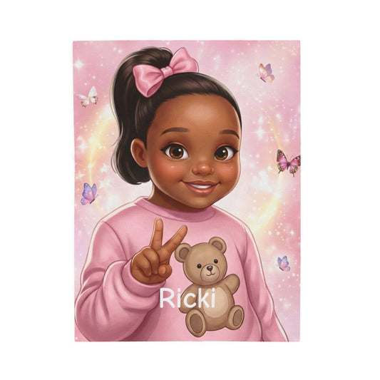 Butterfly Dreams™ Personalized Princess Plush Blanket